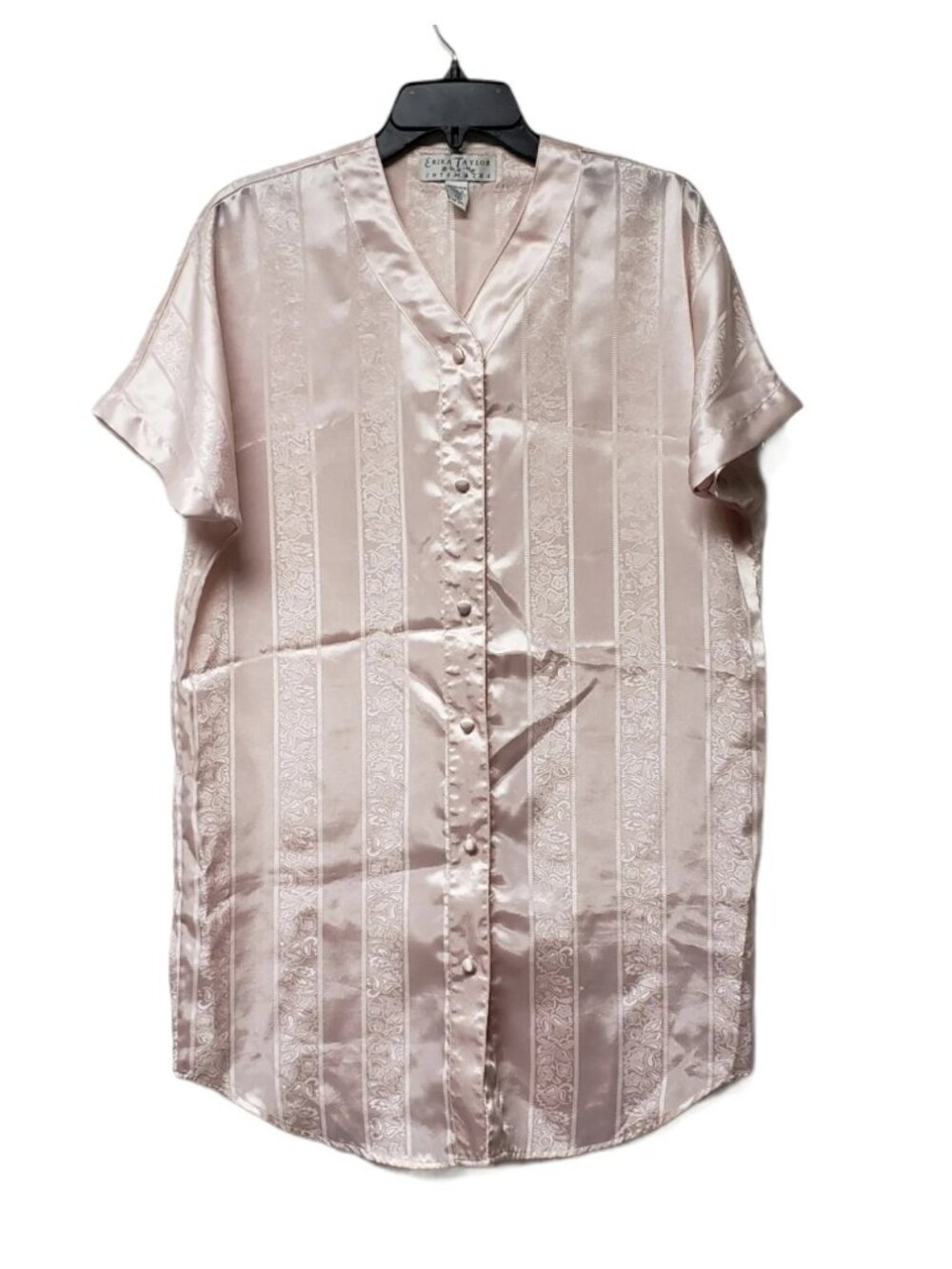 90s Erika Taylor Intimates stripe satin night shirt . small